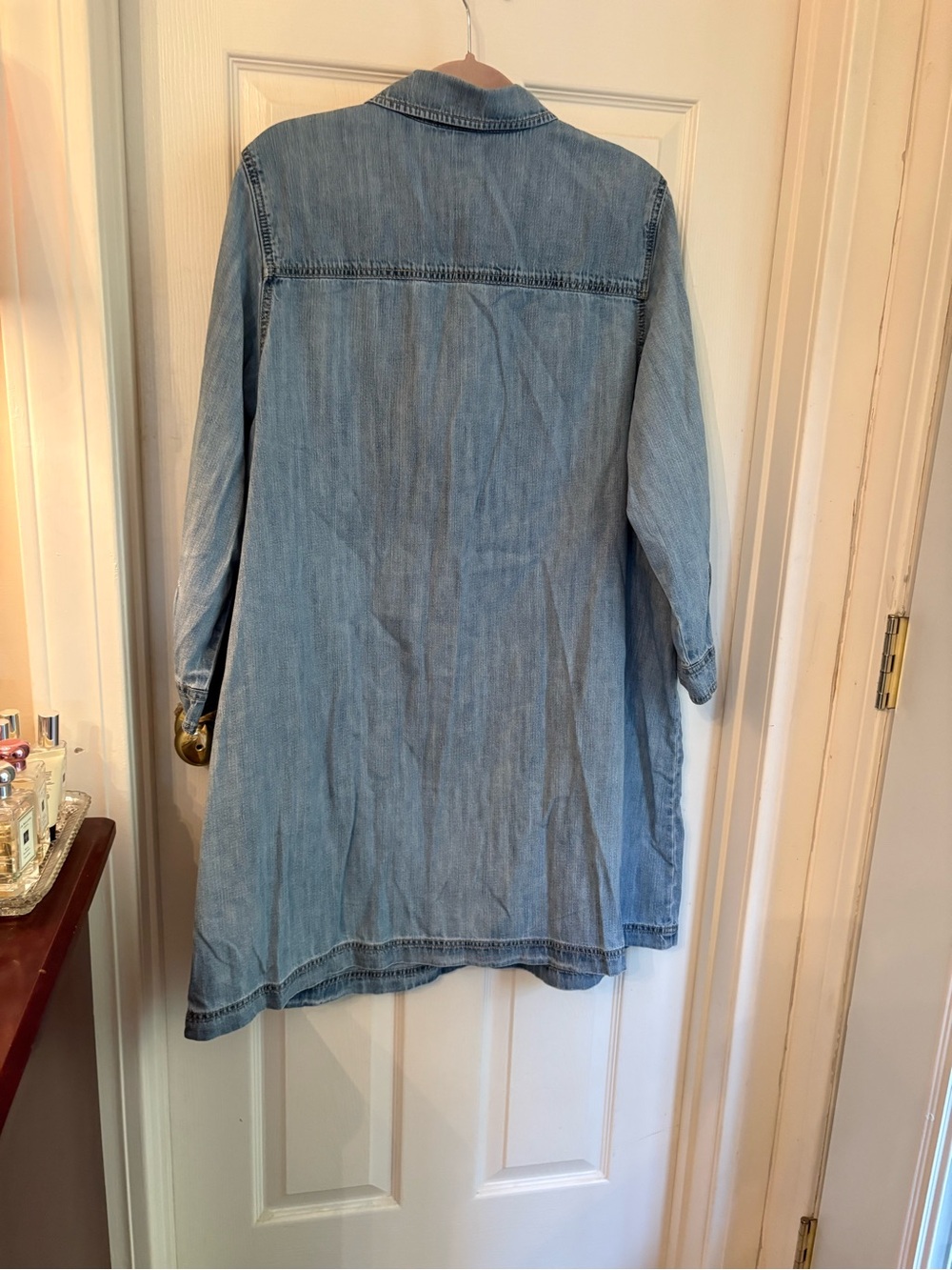 Old Navy Light Blue Denim Tunic Dress - Picture 3 of 5